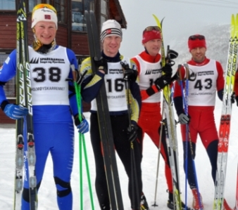 Reiner Aaland, Roger Lillestøl, Sigbjørn Fænn og Roar Alsaker. Foto: Fjordingen, 2012